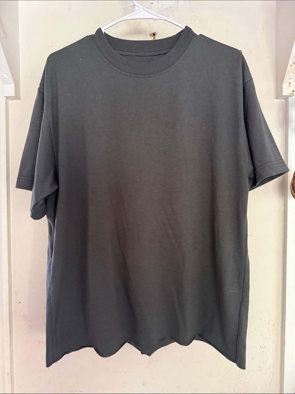 PacSun Men's Short Sleeve Crew Tee — Charcoal